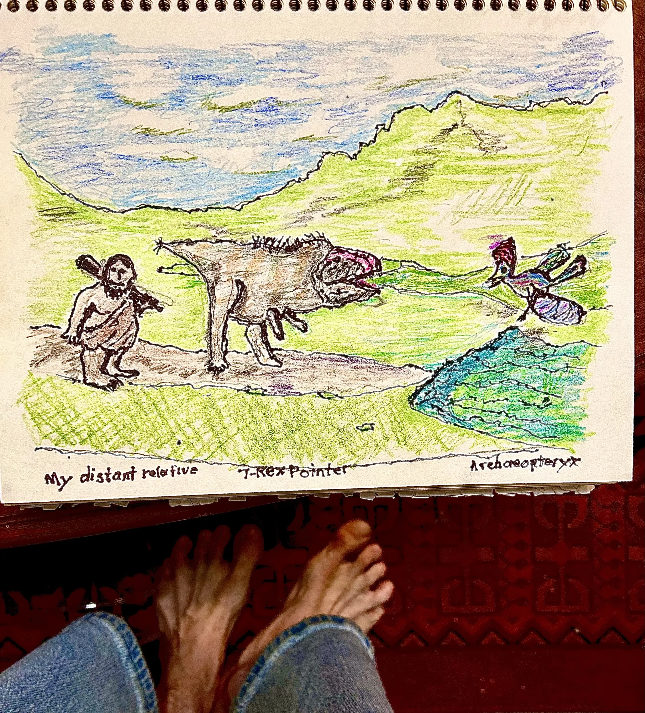 The Hunt: My Distant Relative, a T-Rex, An Archaeopteryx and My Toes