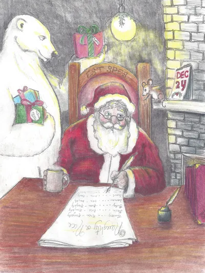 Santa & the Mouse and Polar Bear