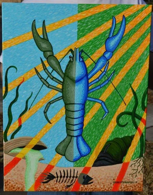 Crawfish dark and light