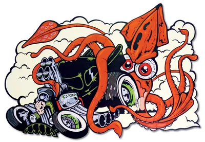 Haunted Hot Rods - Squid Attack
