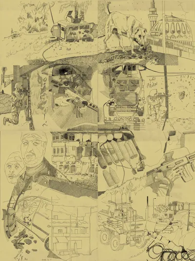 USMC Iraq, a self portrait