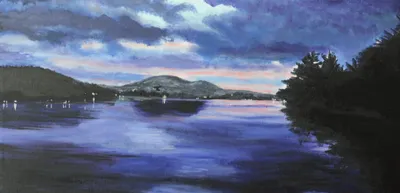 Island Pond at Twighlight