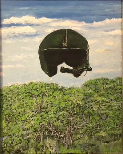 Flying into Cambodia