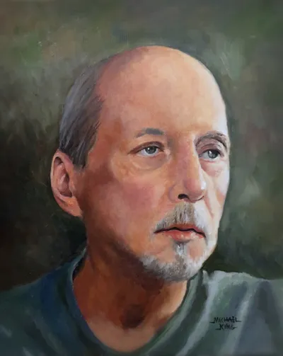 Portrait of my brother Sgt Lee King, USMC who died Aug 11, 2023