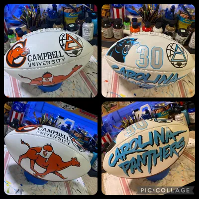 Campbell/Panthers Footballs
