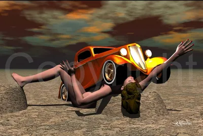 "American Dream ll"  100% Digital Painting.  AI Tools were not used in the creation of this artwork.