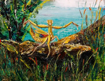 Mantis amongst broken whispers