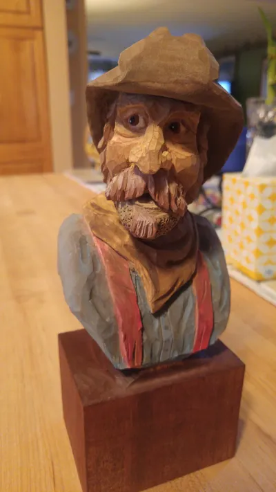 “The Prospector” by Kevin Lawson from a Gary Falin rough out