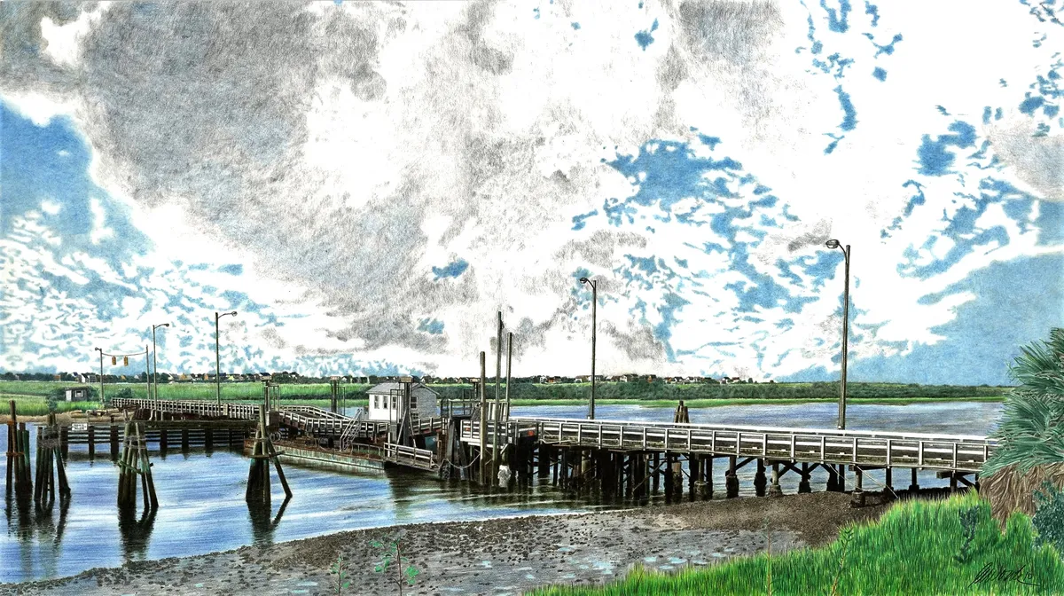 Sunset Beach Pontoon Bridge