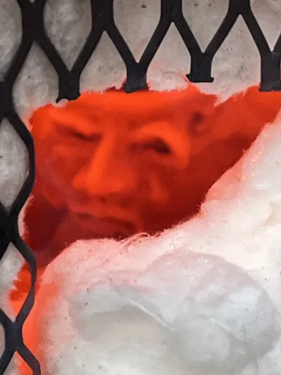 Sculpture in the kiln