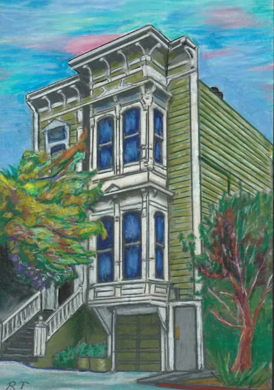1890's San Francisco home that survived the 1906 earthquake.