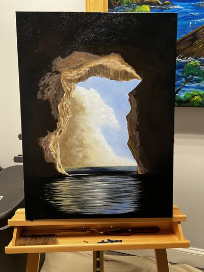 Solitude (oil on canvas)