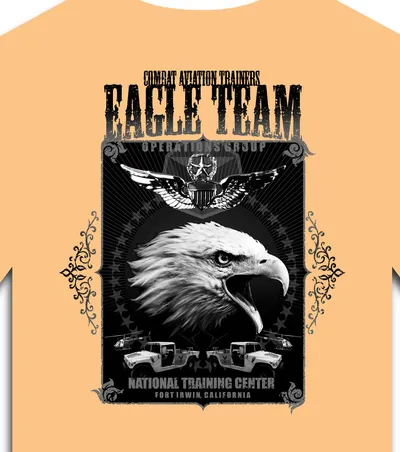 Eagle Team T-Shirt Design