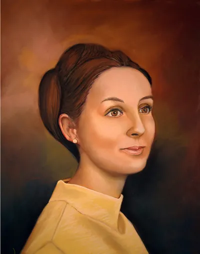 Frances, wife of Colonel Roy Shelton, done in pastel