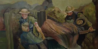 "Stretcher Bearing in Difficulties" my copy of Gilbert Rogers